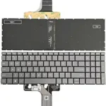 US Keyboard for HP 250 G10.255 G10 Notebook TPN-Q286 TPN-Q287 Gray (with Backlight)