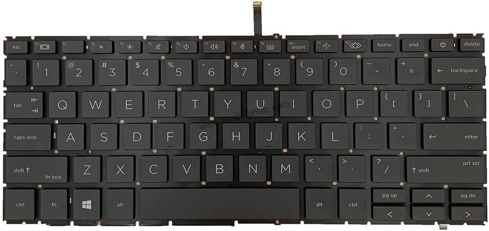5148M-K7NnL._AC_SL1024_.jpg US Backlit Laptop Keyboard for HP ProBook 440 G9 445 G9 Laptop Without Frame Black - Image 1