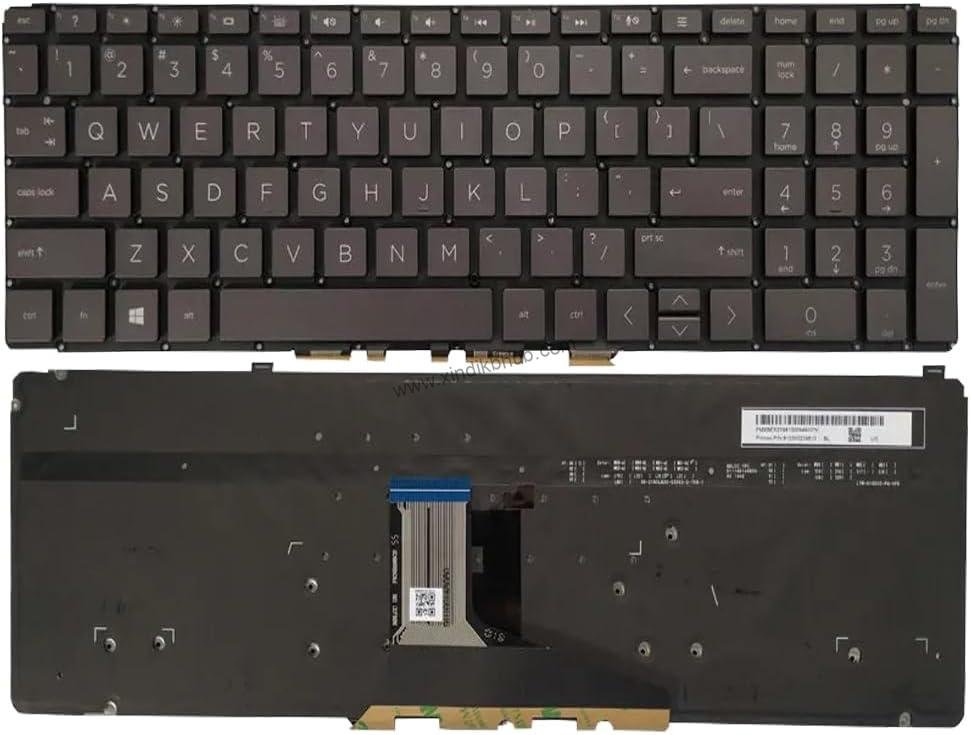 51ap-qrNSaL._AC_SL1000_.jpg US Backlit Keyboard for HP Spectre x360 15-EB 15-eb0043dx 15-eb0053dx 15-eb0520na x360 15-EB 15-EB0043DX 15-EB1043DX 15T-EB Brown - Image 1