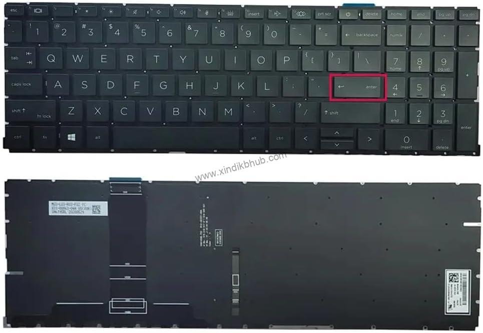 51o6M6m3OvL._AC_SL1018_.jpg US Backlit Laptop Keyboard for HP ProBook 450 G8 455 G8 650 G8 655 G8 Laptop - Image 1