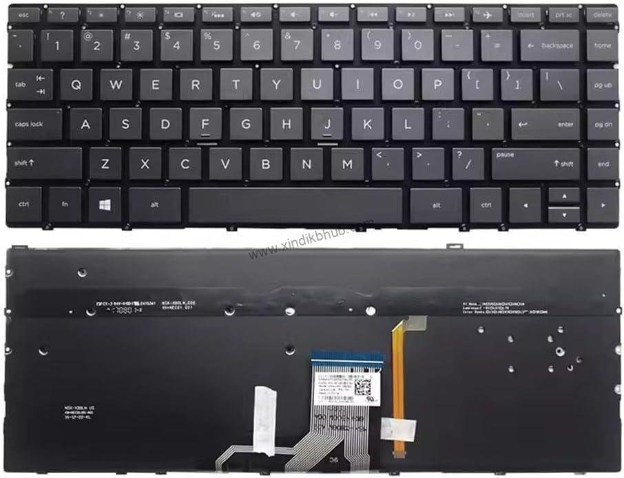 51x-vpmfftL._AC_SL1000_.jpg US Backlit Keyboard for HP Spectre X360 15-BL 15-BL112DX 15-BL012DX TPN-Q179 - Image 1