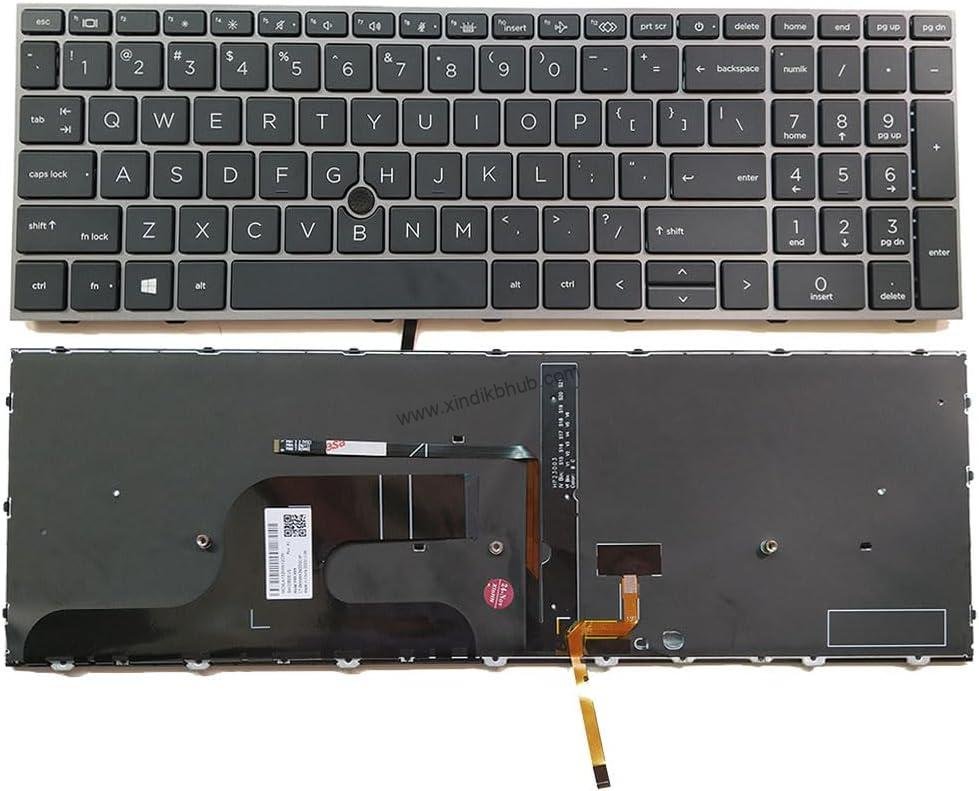 611H-Ei9qZL._AC_SL1000_.jpg US Backlit Pointer Keyboard for HP ZBOOK Fury 15 G7 G8 L12764-001 L97968-001 M17095-001 L97967-001 M17094-001 9Z.NHNBC.001 NSK-X00BC PK132WW1B00 LK132WW1A00 NSK-X01BC 9Z.NHNBC.101 - Image 1