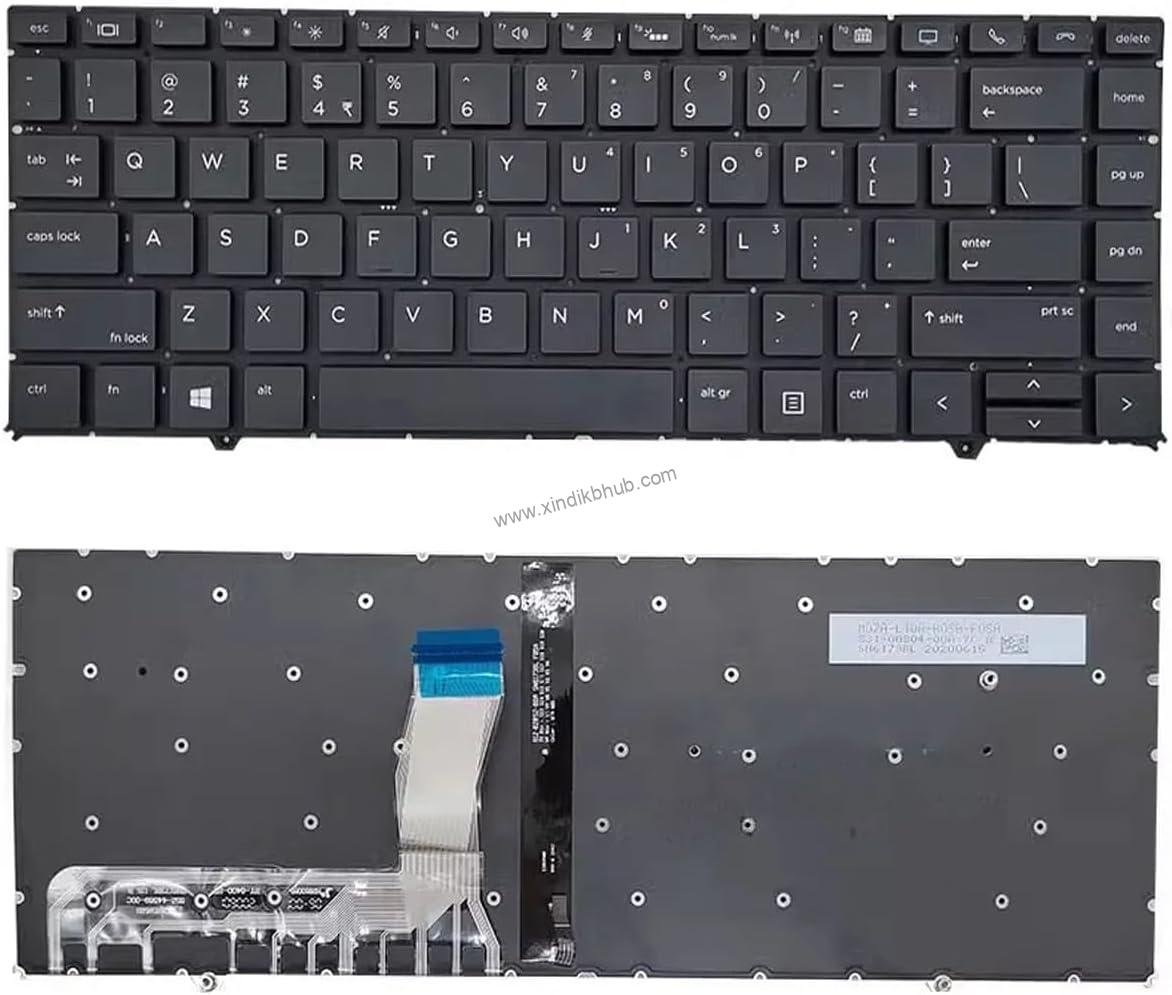 61IpQRQUiQL._AC_SL1200_.jpg US Backlit Laptop Replacement Keyboard for HP EliteBook 1050 G1 ZBook Studio G5 X360 HSN-Q11C US English Backlit Keyboard - Image 1