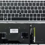 XINDIKBHU US Backlit Laptop Keyboard for HP EliteBook 830 G5 836 G5 730 G5 735 G5 735 G6 with Point Silver Frame