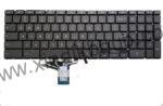 US Backlit Laptop Replacement Keyboard for HP Chromebook 15-DE 15-DE0010NR 15-DE0021CL L54816-001 Gray