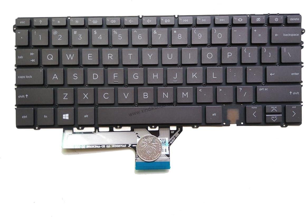 61RT4JtKuoL._AC_SL1200_.jpg US Backlit Laptop Replacement Keyboard for HP Spectre 14-EF 14-EF0008CA 14-EF0013DX 14-EF2013DX 14-ef1047nr 14-ef0068tu 14-ef0013dx TPN-C155 - Image 1