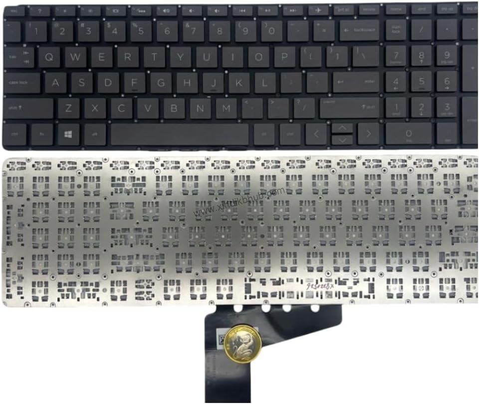 61VnYKGGlnL._AC_SL1202_.jpg US Keyboard for HP Spectre X360 15-DF 15-DF0000 15-DF0013dx Gray (No Backlit) - Image 1
