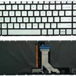 US Backlit Laptop Replacement Keyboard for HP 17-CN0053CL 17-CN1053CL 17-CN0023DX 17-CP 17Z-CP 17-CP0035CL 17-CP0025CL 17-CP0097NR Silver