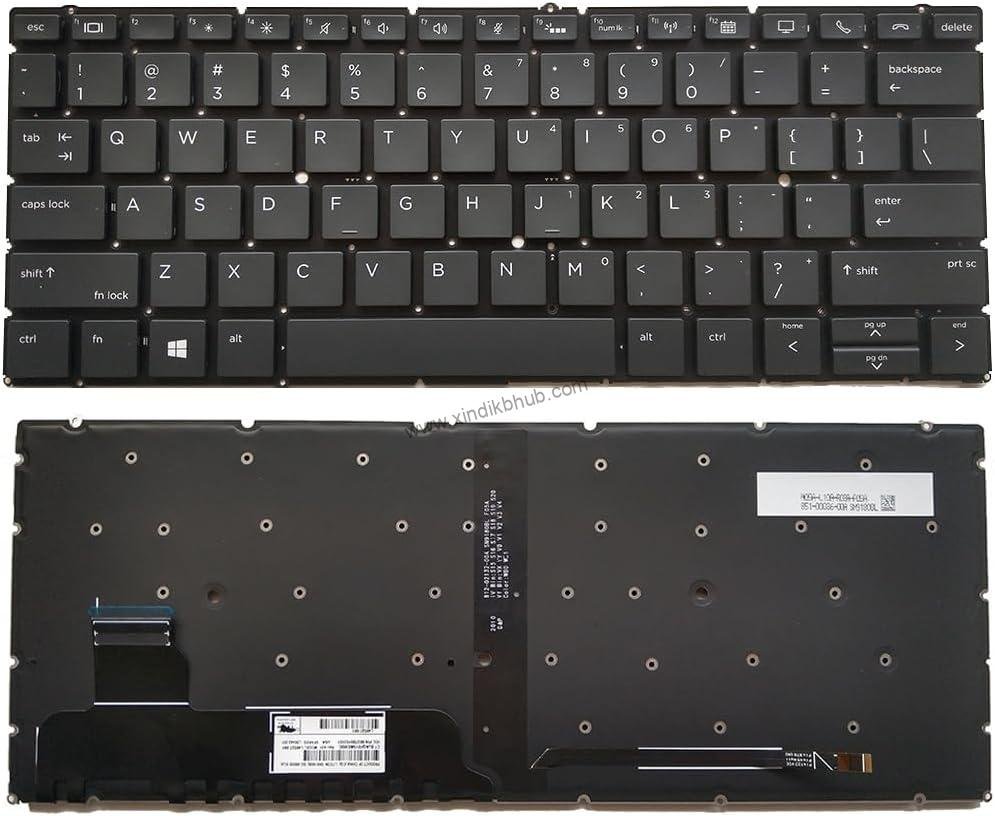 61a5vNVEhnL._AC_SL1028_.jpg US Backlit Laptop Replacement Keyboard for HP EliteBook x360 830 G5 G6 (only fit x360) - Image 1