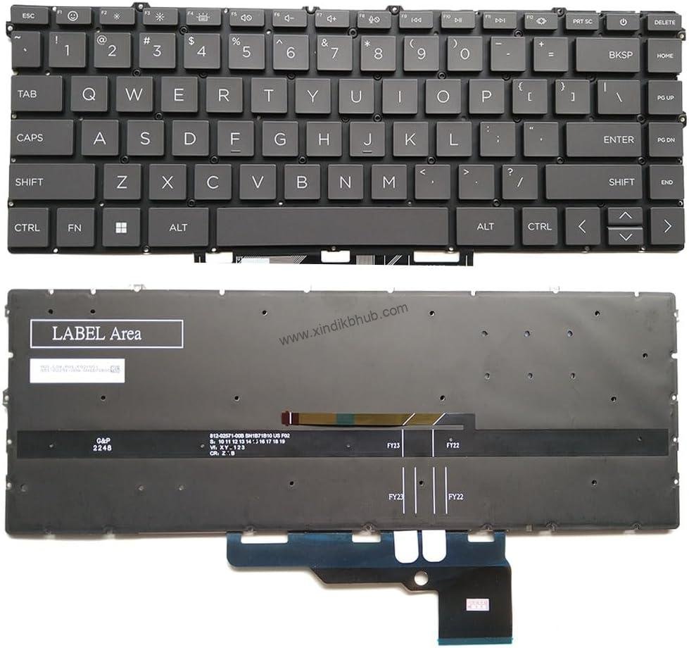 61bJ16pklKL._AC_SL1000_.jpg US Backlit Keyboard for HP Envy 15-FE 15-FH 15-FE0013DX 15-FH0013DX TPN-C165 US Backlit Keyboard - Image 1