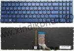 US Backlit Laptop Replacement Keyboard for HP Pavilion 15-EH 15-EG 15-EH0000 15M-EH 15M-EG 15Z-EH TPN-Q246 TPN-Q245 M08920-001 US Deep Blue BL