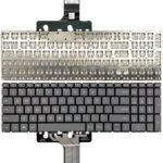 US Keyboard for HP 15-FD 15-FD0083WM 15-FD0075TG 15-FD0057NG 15-FC 15-FC0039WM 15-FC0013OD 15-FC0655NG Notebook Gray -Without Backlit