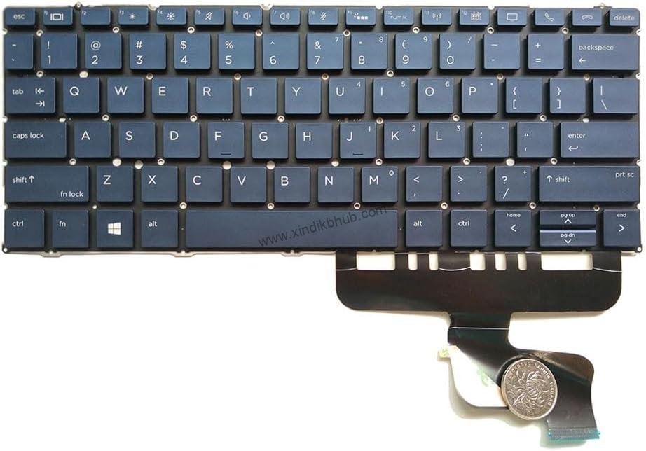 61lWXHwmlUL._AC_SL1000_.jpg US Backlit Laptop Replacement Keyboard for HP Elite Dragonfly G2 MAX 13.3 SN9181BL SG-99100-2VA Blue - Image 1