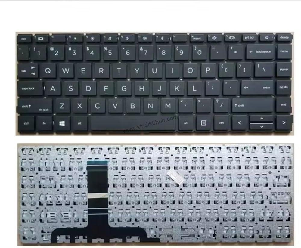 61lZHN8U7qL._AC_SL1000_.jpg US Keyboard Keyboard for HP Probook 440 G8 445 445R G8 Series Laptop Non-Backlit Keyboardwithout Backlit - Image 1
