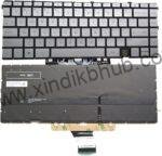 US Backlit Laptop Replacement Keyboard for HP Envy x360 15-ES 15-es1000 15-es0003ca 15-es0008ca 2-in-1 15m-es0000 15T-ES 15M-ES TPN-W149 W150 M45474-001 NSK-XY1BA Silver