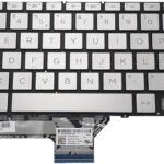 US Backlit Laptop Replacement Keyboard for HP Spectre x360 14-ef1047nr 14-ef0068tu 14-ef0013dx 14-EF0008CA TPN-C155 SN10SCB4C SN10SCB4D Silver