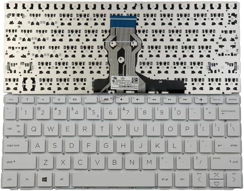 61sXwiZj3CL._AC_SL1000_.jpg US Keyboard Keyboard for HP Pavilion X360 11-AD 11-AP 11-AP0014NR 11M-AD 11M-AP 11M-AP0013DX 11M-AP0023DX 11M-AP0033DX US White - Image 1