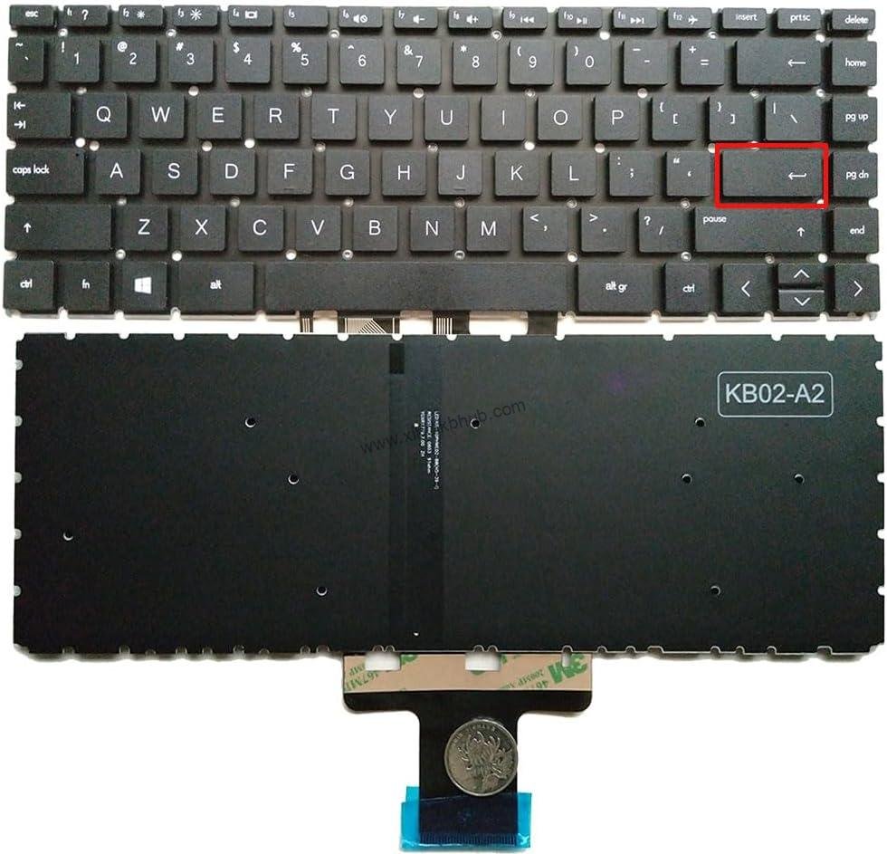 61uHU-lTRgL._AC_SL1000_.jpg US Backlit Laptop Keyboard for HP 14-CD 14-CE 14-CF 14-CK 14-CM 14-CC 14-CR 14-DK 14-DG 14-FQ 14-DH 14-CK0001 240/245/246 G7 - Image 1