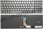 US Keyboard Backlit Keyboard for HP Pavilion 15T-EG 15-EH 15Z-EH 15Z-EH 17-CN 17S-CU 470 G8 TPN-L140 17-CP 17Z-CP TPN-Q245 Silver