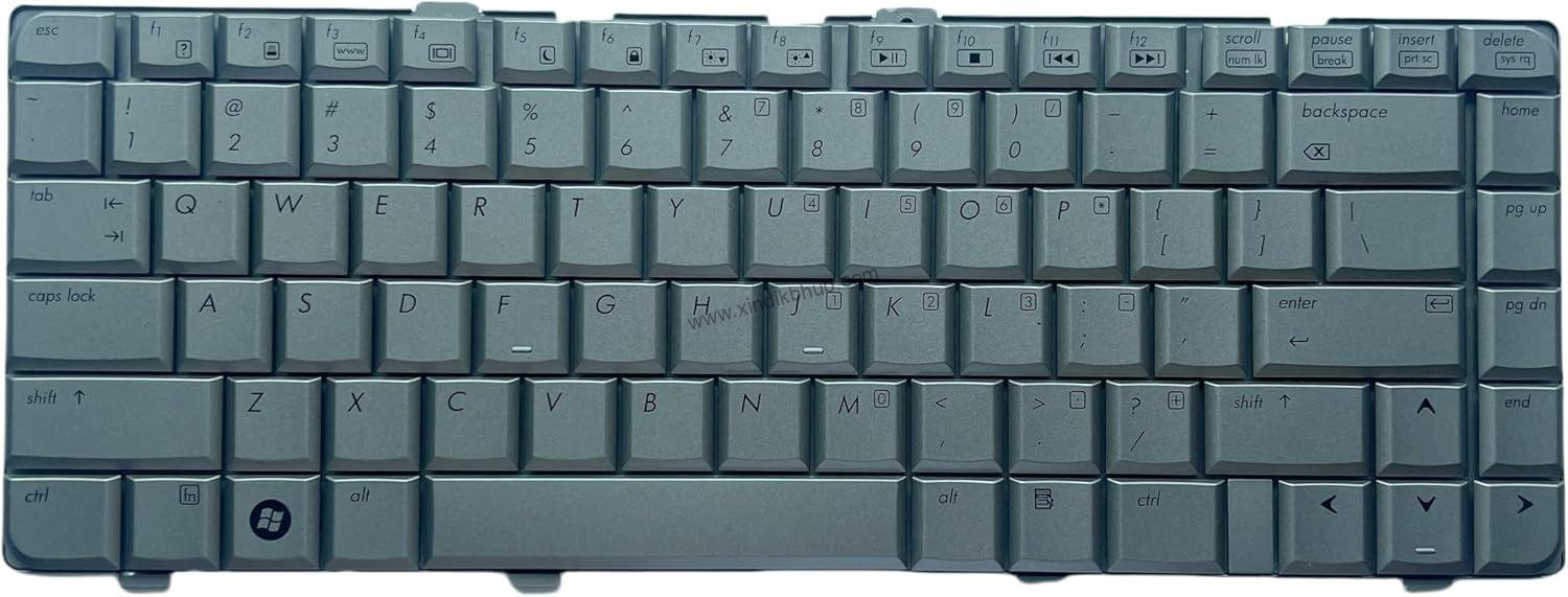 7166PZ0VlmL._AC_SL1500_.jpg Replacement US Keyboard for HP Pavilion DV6000 DV6600 DV6700 DV6800 DV6900 Layout -Silver - Image 1
