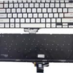XINDIKBHUB US Backlit Laptop Replacement Keyboard for ASUS Vivobook Pro14X M7400 K3400/P M4700/QC/PC M7600 M3400/AQ M3401/Q X7400 X3400/P K3400P/PA K6400Z M6400R -with Backlight (Silvery)