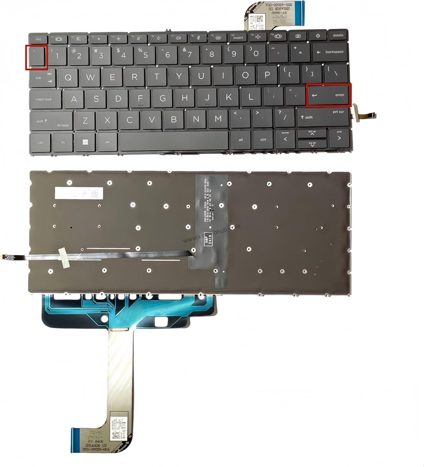 71FLaCW7rnL._AC_SL1500_.jpg XINDIKBHU US Laptop Keyboard for HP ZBook Studio G9 G10 / ZBook Studio 16 Inch G9 G10 Newly Replaced Keyboard -Black (with Backlight) - Image 1