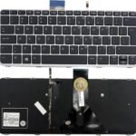 US Backlit Replacement Laptop Keyboard for HP Elitebook Folio 1020 G1 1030 G1 Silver Frame-with Backlight