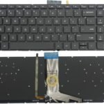 US Layout with Backlight Laptop Replacement Keyboard for HP Pavilion 15-AB 15-AB000 15-AB100 15-AB200 15-AB500-Black