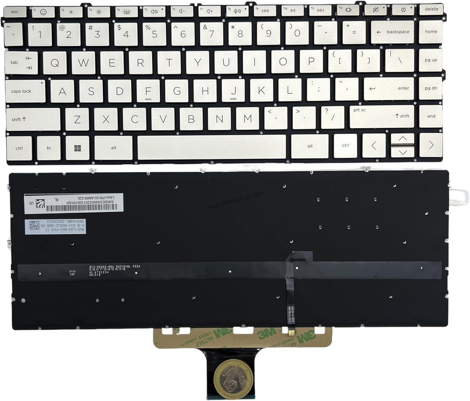 71ZlAtv7L._AC_SL1500_.jpg US Backlit Keyboard for HP Envy X360 15-EW 15-EY 15Z-EY 15-ew0000 15t-ew000 TPN-C157 SG-A04050-XUA - Backlit Golden Keycaps - Image 1