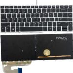 US Backlit Replacement Laptop Keyboard for HP EliteBook 745 G5 745 G6 840 G5 846 G5 840 G6 846 G6.ZBook 14u G5.14u G6 Silver Frame