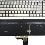 Replacement Backlight US Keyboard for HP Spectre x360 13-AC 13-AC000 13-AC013DX 13-AC020CA 13T-AC 13-W 13-W010CA 13-AE 13-AE040CA Layout (Golden)