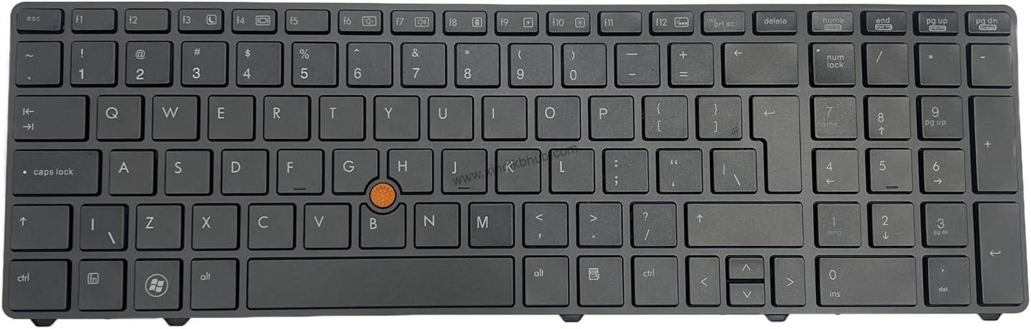 71jvEjstx8L._AC_SL1500_.jpg XINDIKBHU US Laptop Keyboard for HP Elitebook 8760W 8770W -with Backlight/Pointer(Black) - Image 1