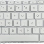 US Backlit Laptop Replacement Keyboard for HP Pavilion Aero 13-BE 13-be0755ng 13-be0227od TPN-W152 -with Backlight (White)