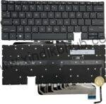 US Backlit Laptop Replacement Keyboard for HP Elite Dragonfly G3 Dragonfly G4 13.5 -with Backlight (Gray)