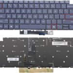 US Backlit Laptop Replacement Keyboard for HP OmniBook Ultra 14-FH Series 14-FH0005NA 14-FH0021TU 14T-FH Series 14T-FH000 -with Backlight (Blue)