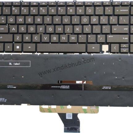 US Backlit Laptop Keyboard for HP Envy X360 13-BA 13T-BA 13-BD 13-AY 13-ba0000 13-bd0000 13t-bd00 13-ay0000 13-ba0025od 13-ba0045cl 13-ba0047wm 13-ba0085nr TPN- C147 C145 (Brown)