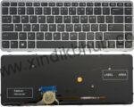 Laptop Replacement US Keyboard for HP EliteBook Folio 1040 G1 1040 G2 Layout -with Backlit/Gray Frame/Black