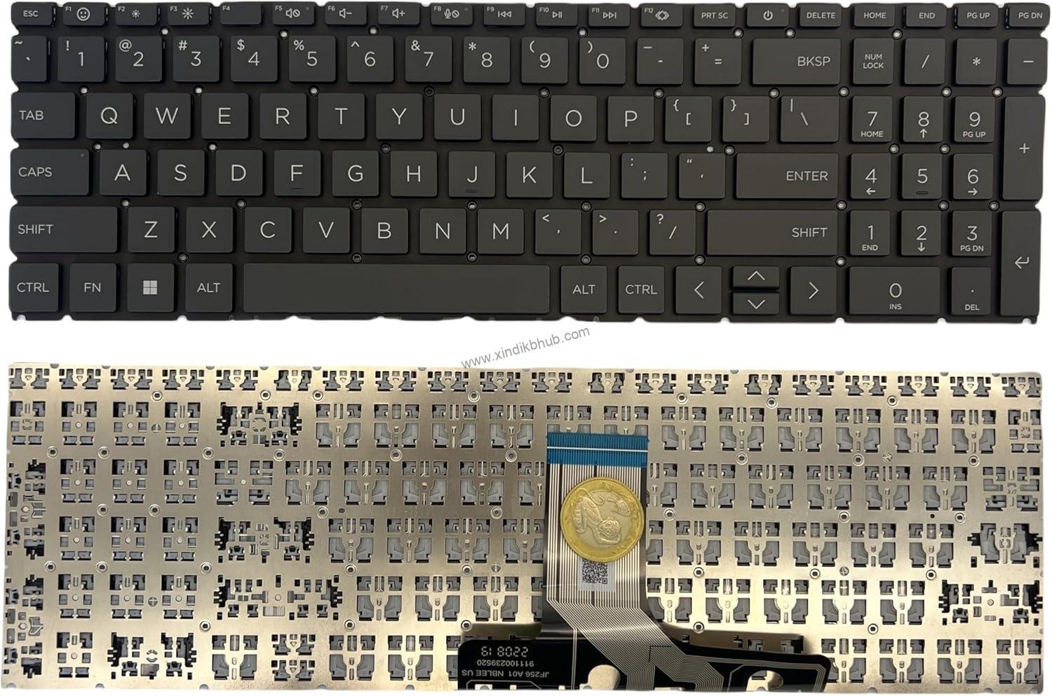 81GGViPbKEL._AC_SL1500_.jpg US Keyboard for HP 15-FD 15-FD1027CI 15-FD0035NIA 15-FD0122CI 15-FD0117CI.15-FC 15-FC0058CI 15-FC0018NG Notebook Black (No Backlight) - Image 1