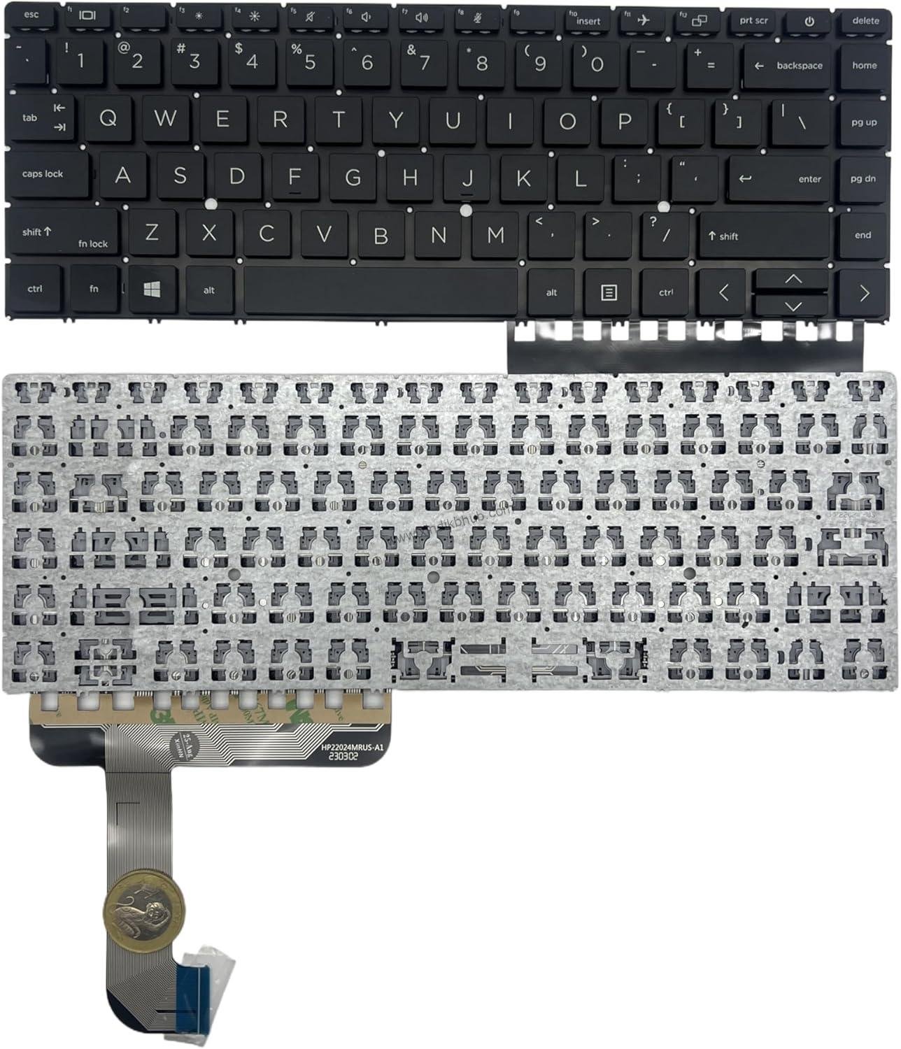 81Is5LmlsL._AC_SL1500_.jpg XINDIKBHU US Laptop Keyboard for HP ZBook Studio G7 G8 Mobile Workstation -Black (No Backlight) - Image 1