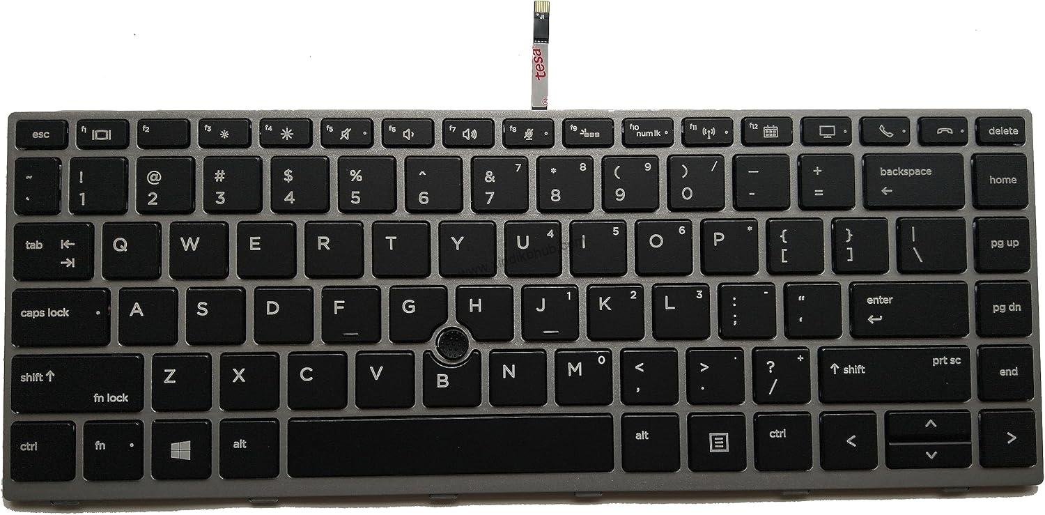 81LWhaT1HpL._AC_SL1500_.jpg US Backlit Pointer Replacement Laptop Keyboard for HP EliteBook 745 G5 745 G6 840 G5 846 G5 840 G6 846 G6.ZBook 14u G5.14u G6 - Image 1