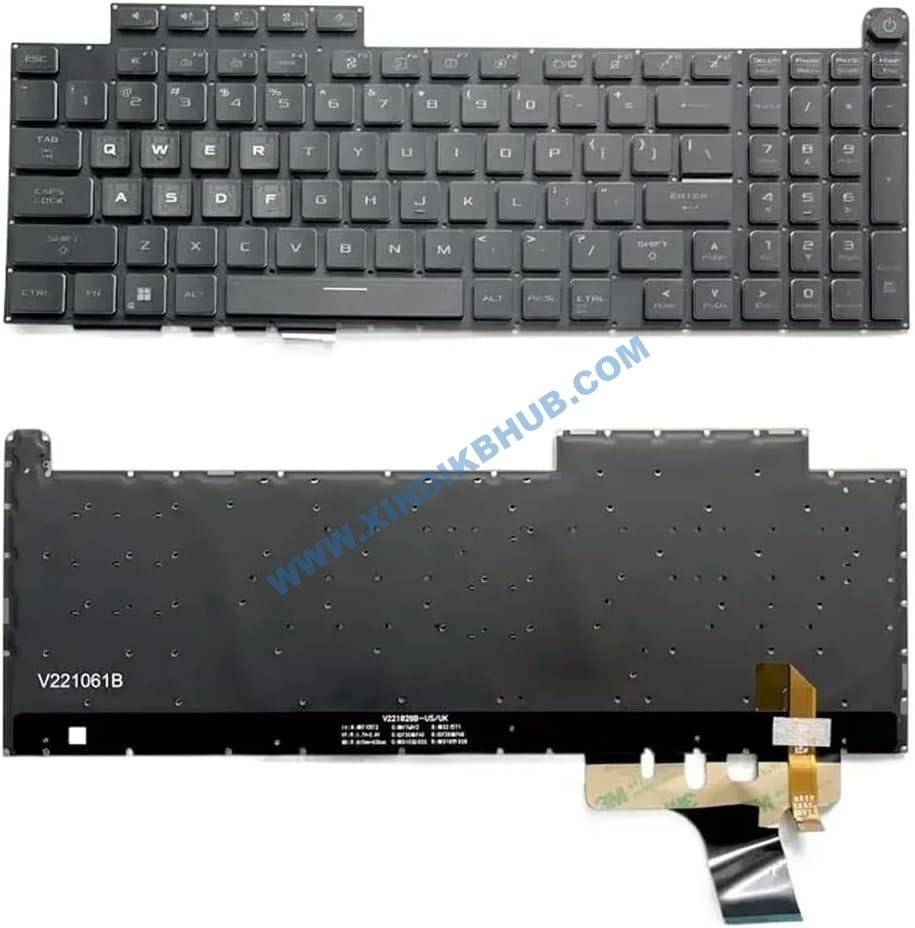 514hPWokOFL._AC_SL1000_.jpg XINDIKBHUB US RGB Backlit Laptop Replacement Keyboard for ASUS ROG Stirx G814 G814J G814JV G814JI G834 G834JY G834J G834JZ V221026AS1 with RGB Backlit - Image 1