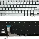 XINDIKBHUB US Keyboard for ASUS Vivobook X1402 X1403 X1402Z X1402ZA X1403Z X1403ZA -Silver(with Backlight)