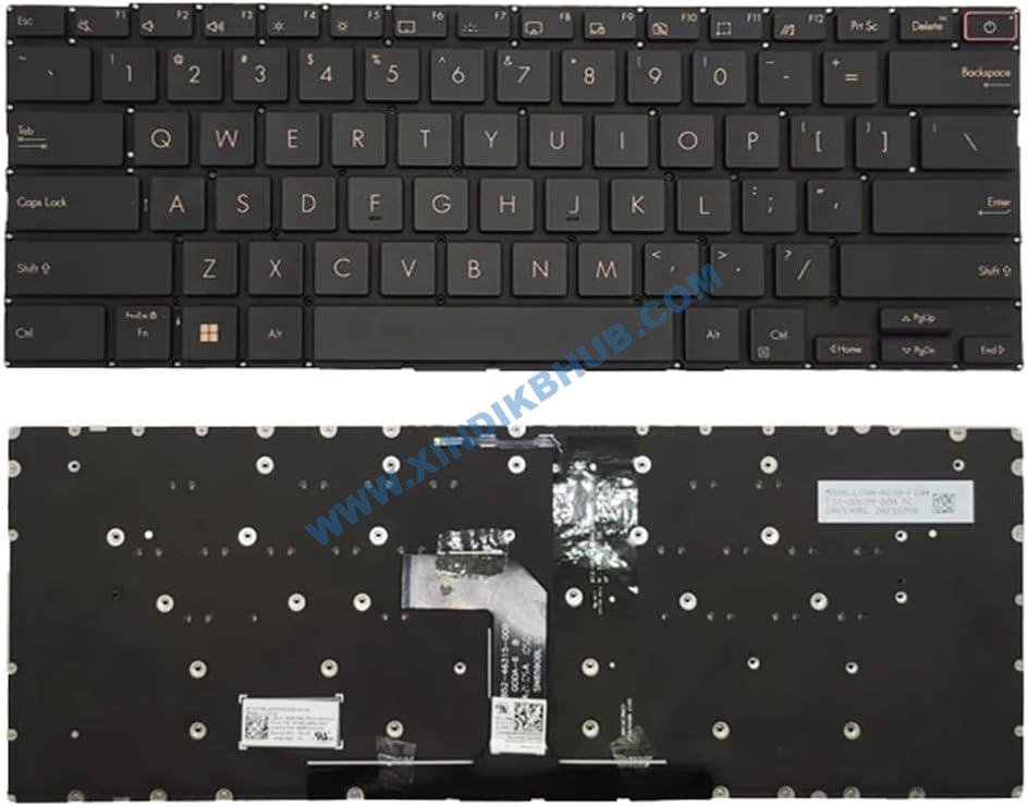 51jmco7jGuL._AC_SL1000_.jpg XINDIKBHUB US Backlit Laptop Replacement Keyboard for Asus ZenBook UX393 UX393E UX393EA UX393J SN6590BL with Backlit - Image 1