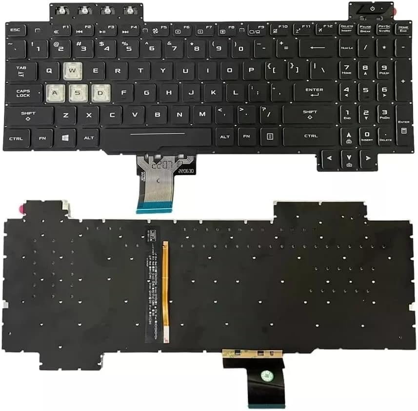 51s12d44ruL._AC_SL1000_.jpg XINDIKBHUB US with RGB Backlit Keyboard for Asus TUF Gaming FX504 FX504GD FX504GE FX504GM FX80 FZ80 FX86 FX95 FX505 FX705 - Image 1