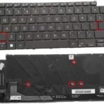 XINDIKBHUB US Backlit Laptop Replacement Keyboard for ASUS ZenBook OLED Q409ZA Q409 NSK-UA75BN HQ21018693007 9.ZNKKGBN.501