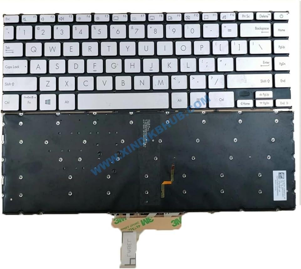 611H-OFrwbL._AC_SL1000_.jpg XINDIKBHUB US Backlit Laptop Replacement Keyboard for ASUS ZenBook 13 UX325 UX325J UX325JA UX325EA UX325E UX325EA Backlit Rose Gold - Image 1