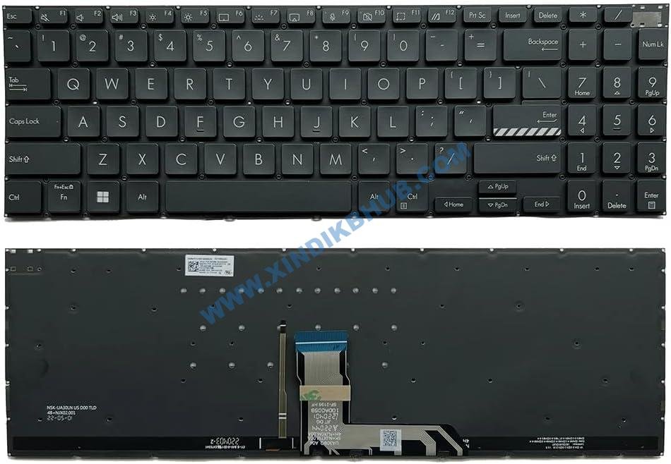 616agyoWklL._AC_SL1000_.jpg XINDIKBHUB US Backlit Laptop Replacement Keyboard for Asus Vivobook 15 Pro M3500 M3500Q M3500QA M3500QC D3500 X3500P X3500PA X3500PC - Image 1