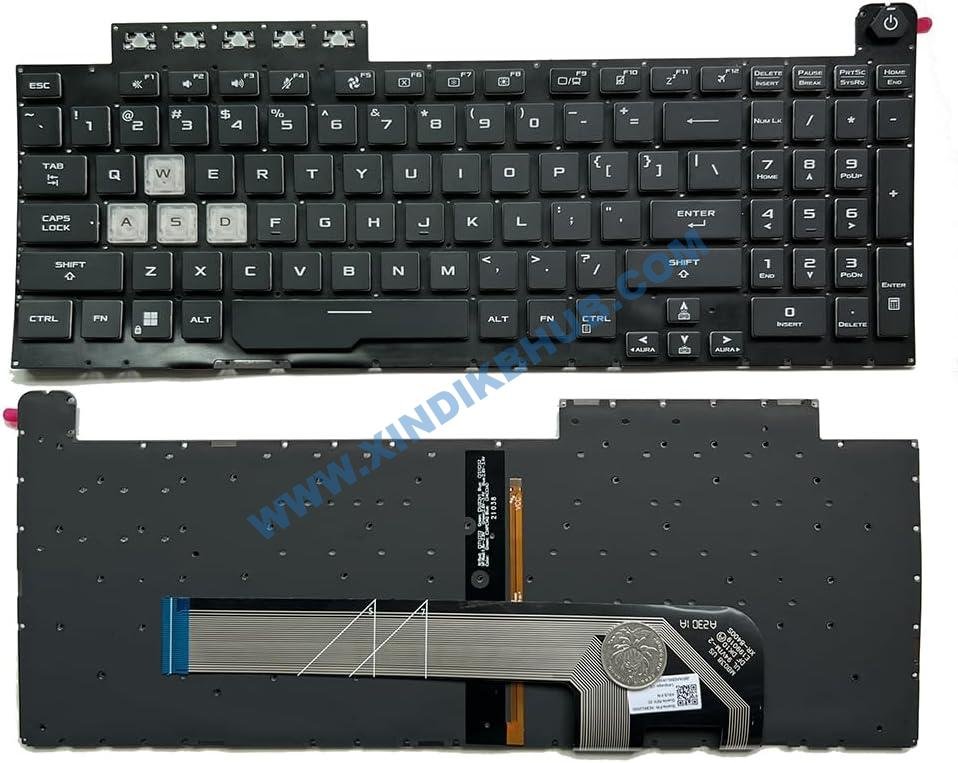 618-gWTwc2L._AC_SL1000_.jpg XINDIKBHUB US RGB Colorful Backlit Laptop Replacement Keyboard for ASUS TUF FX506 FX506U FX506IH FX506L FX506LI FA506 FA506Q FA506U FX706 FX706U FX706II/LI FA706 FA706IH/II - Image 1