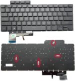 XINDIKBHUB US Backlit Keyboard for ASUS ROG Zephyrus M16 2023 GU604 GU604V GU604VI GU604VY GU604VZ Notebook- Single Backlight (Not RGB Backlit!!!!)