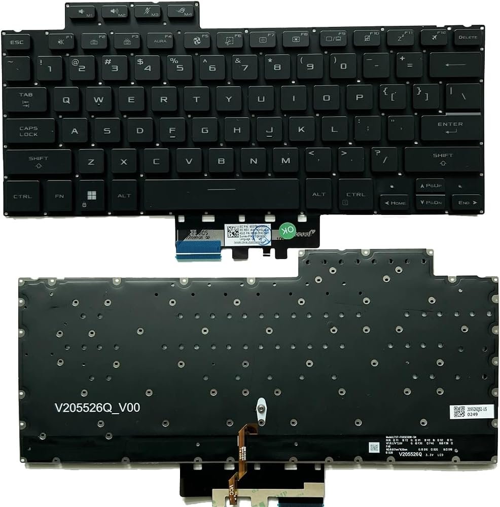 61DxE-Qu9ZL._AC_SL1000_.jpg XINDIKBHUB US RGB Backlit Laptop Keyboard for ASUS ROG Zephyrus G14 GA402 GA402R GA402RJ GA402RK US RGB Backlit - Image 1